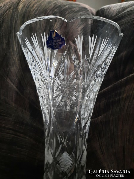 Grinding crystal/glass vase
