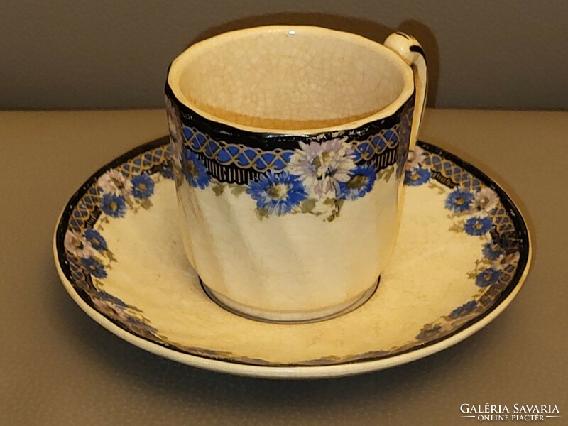 Zsolnay különleges kávés csésze és alj 1880
