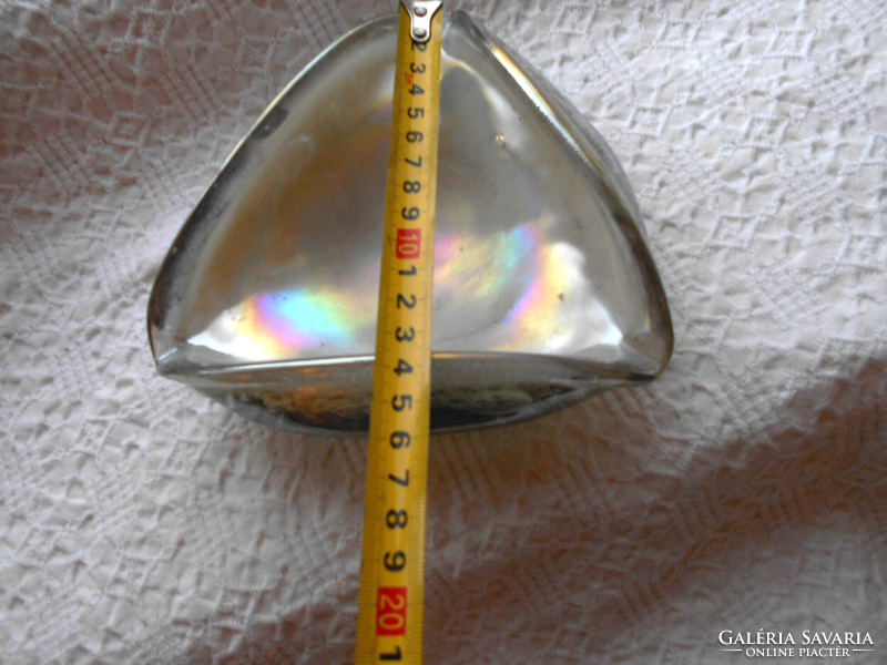 Heinrich Löffelhardt/Schott Zwiesel  különleges buborékos vastag falú nehéz üveg