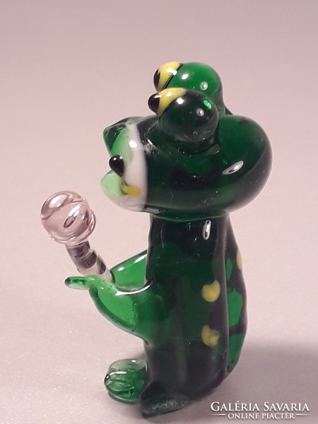 Murano glass figure frog