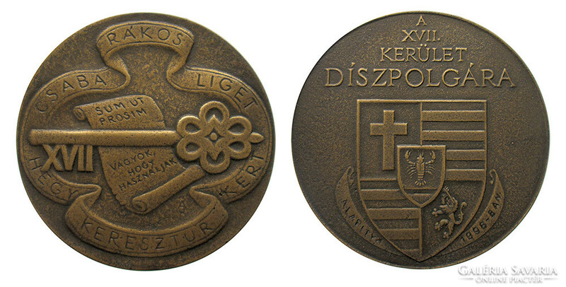 József Ács: the xvii. Honorary citizen of the district - rákoscsaba, rákosliget, rákoshegy, rákoskeresztúr