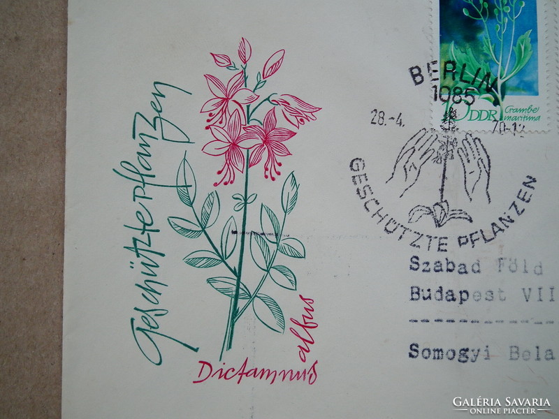 1970. NDK FDC - védett növények