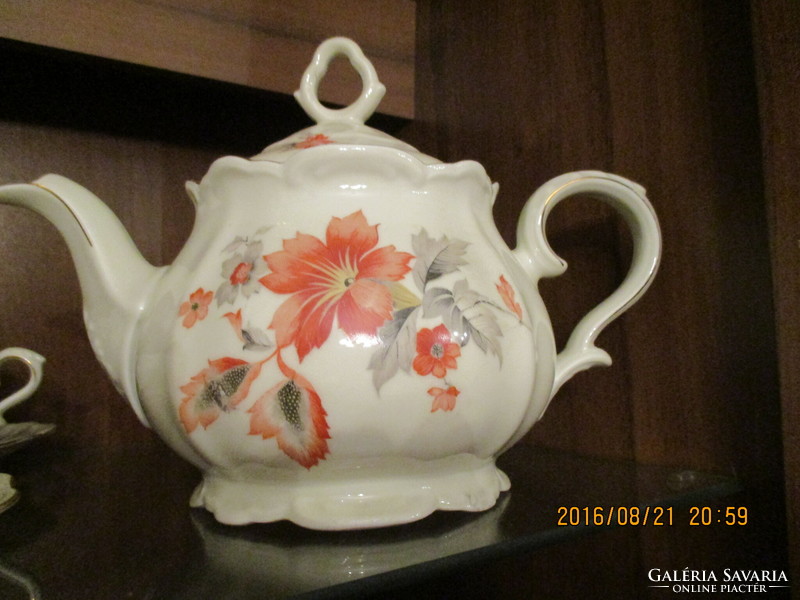 Antik ritkaság - porcelán teás készlet