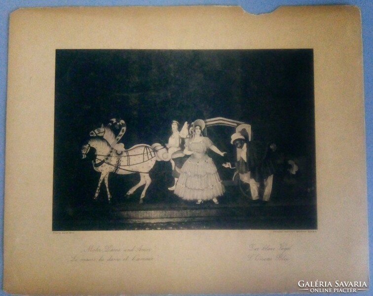 Ritka Suse Byk eredeti 'Der blaue Vogel' színház bauhaus fénykép Berlin 1923