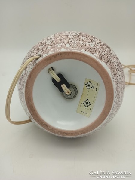 Retro ceramic lamp, lamp body, marked, 18 cm of the ceramic + 6 cm socket