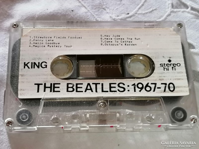 The Beatles: 1967-1970, eredeti magnókazetta az 1973-ban megjelent lemez album dalai