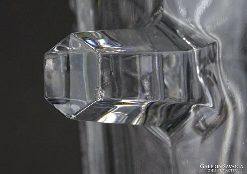 1O782 Gyönyörű csiszolt kristály jégvödör jégtartó