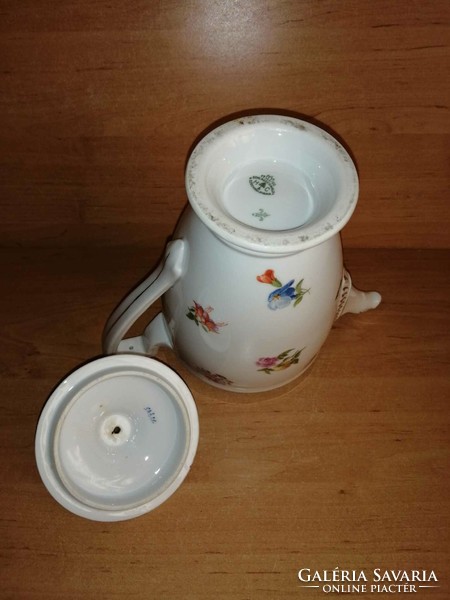 Haas & czjzek schlaggenwald porcelain jug, spout (31/d)