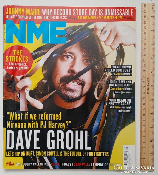 NME magazin 13/3/23 Dave Grohl Snoop Dogg Deap Vally Suede Peace Haim Foals Marr Strokes