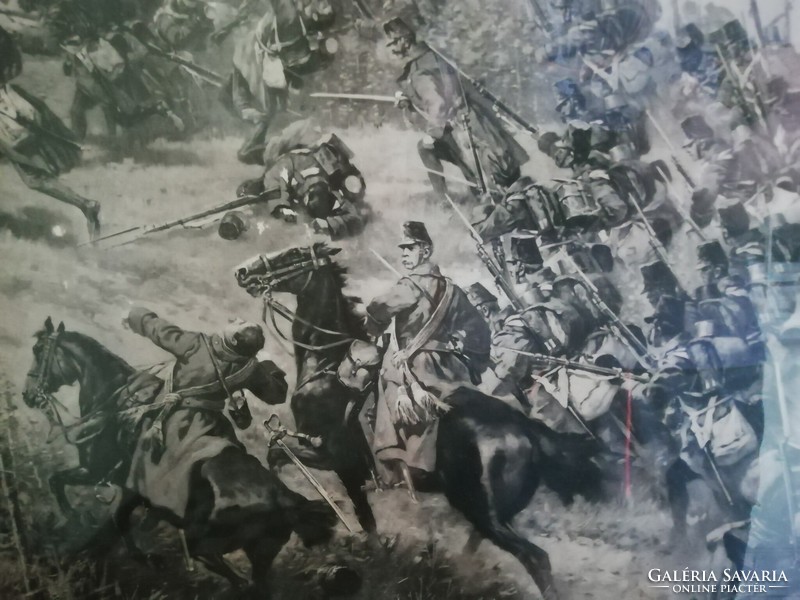 Fritz Neumann, Labanc battle scene, 1898