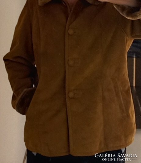 Artificial coat jacket, women's, size 40, m