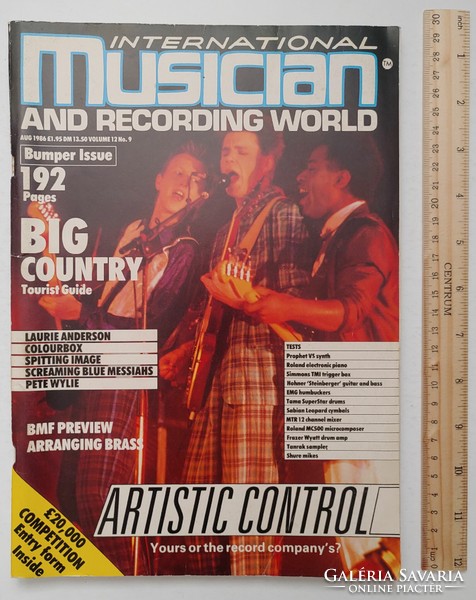 International Musician And Recording World magazin 86/8 Big Country Laurie Anderson Colourbox