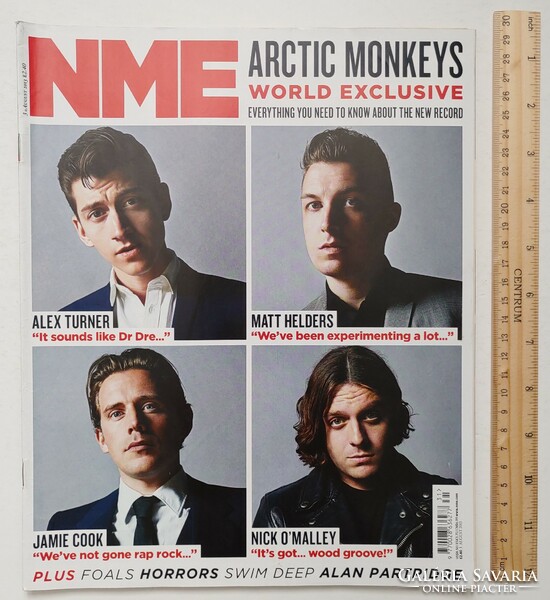 NME magazin 13/8/3 Arctic Monkeys Swim Deep Foals Horrors White Lies Biffy Clyro Mumford Sons