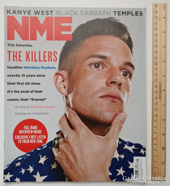 NME magazin 13/6/22 The Killers Black Sabbath Temples Dead Vally Mudhoney Metz Verve Kanye West