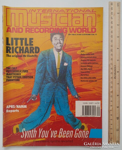 International musician and recording world magazine 86/9 little richard the cult psychedelic furs