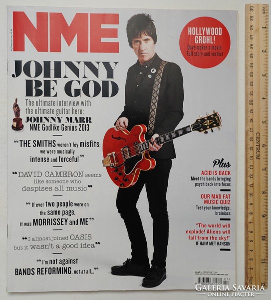 New musical express nme magazine 13/2/16 johnny marr benga jake bugg metz foals iceage palma violets