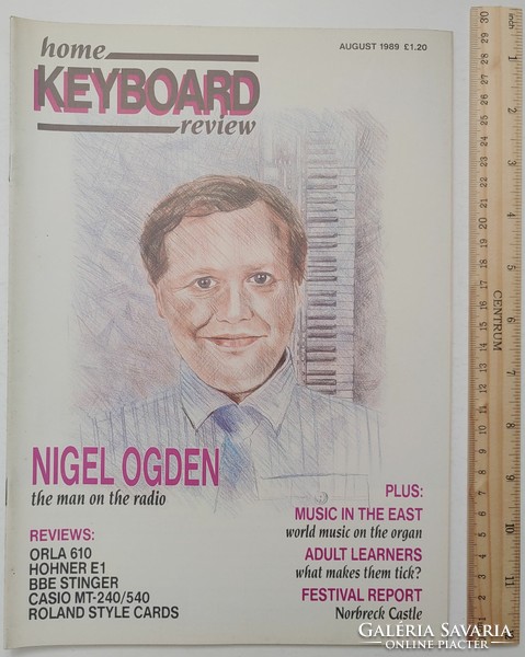 Home keyboard review magazine 89/8 nigel ogden roxy music elton john
