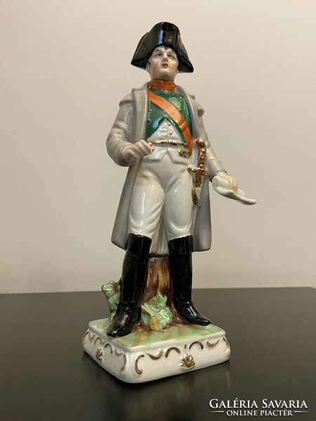 Napoleon porcelán szobor
