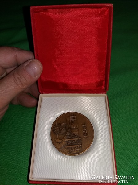 1945 -70, 25 years of Budapest service commemorative medal with large box as shown in the pictures