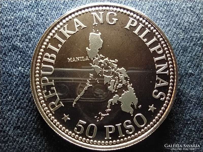 Philippines i.M.F. Meeting .925 Silver 50 piso 1976 pp (id61559)