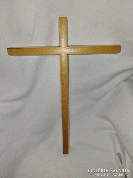 Art deco style wooden crucifix