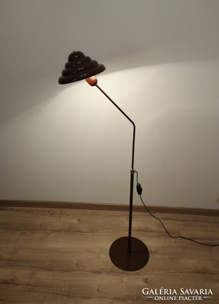 Retro floor lamp from the 70s (opteam) snail lamp
