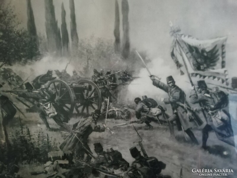 Fritz Neumann, Labanc battle scene, 1898