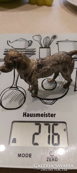 Bécsi bronz kutya 8x5 cm