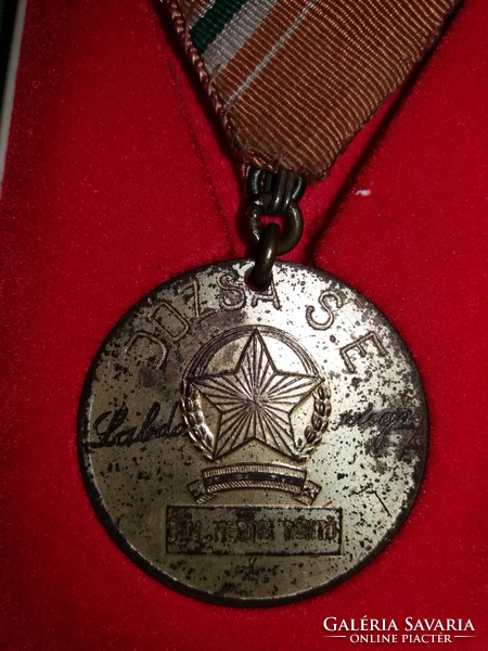 Rákosi era Szeged dozsa football se county final 1st place sports medal with box as shown in the pictures
