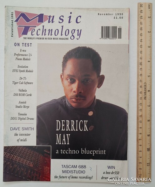 Music Technology magazin 90/11 Derrick May William Orbit Bass-O-Matic Dave Smith