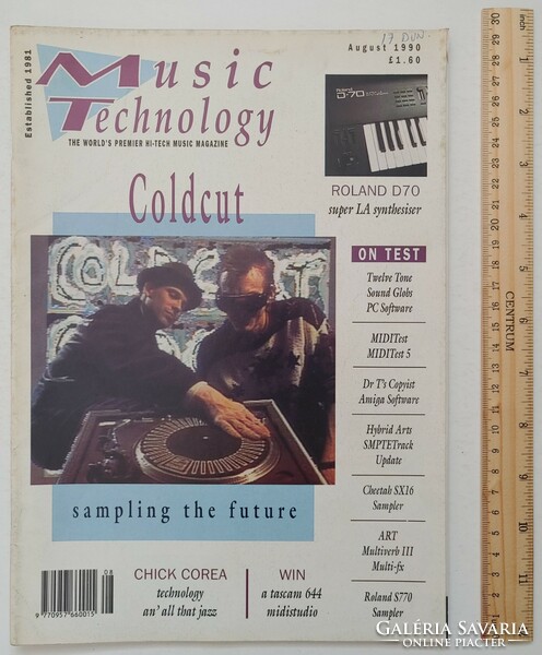 Music Technology magazin 90/8 Coldcut Chick Corea
