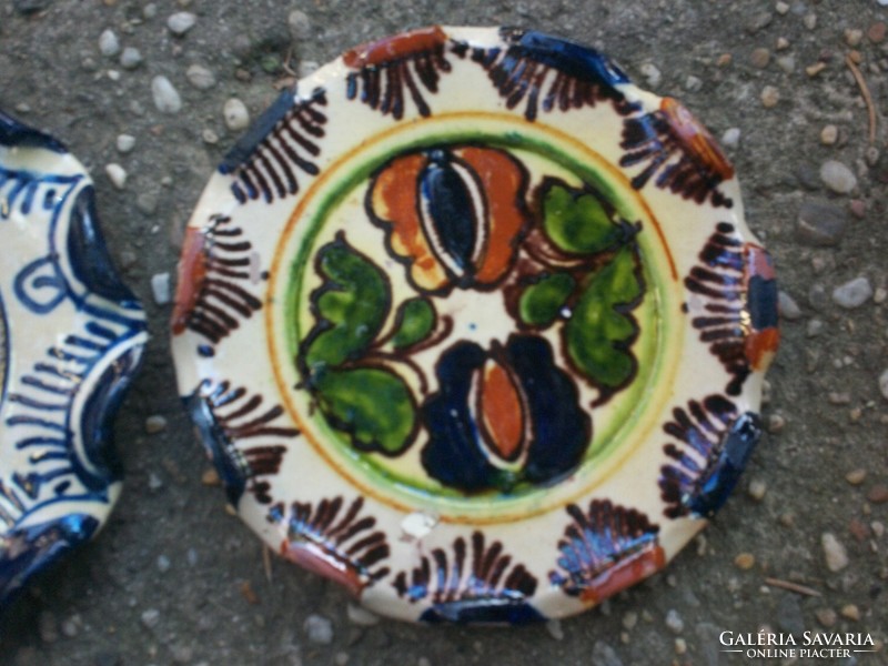 Korond_glazed ceramic wall plates_3 pcs together