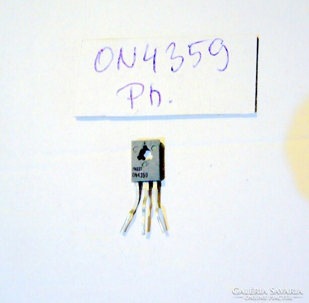 ON4359 tranzisztor NPN PHILIPS Darlington 120V 4A 40W TO126 régi antik vintage-MPL csomagautomata is