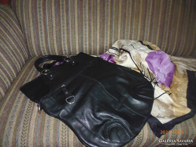 Vintage JAPÁN shopper  bag ..  valódi  bőr  táska ..