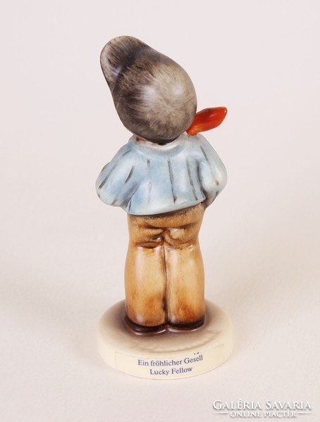 Lucky fellow - 10 cm hummel / goebel porcelain figurine