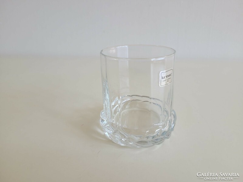 French glass glass with luminarc label