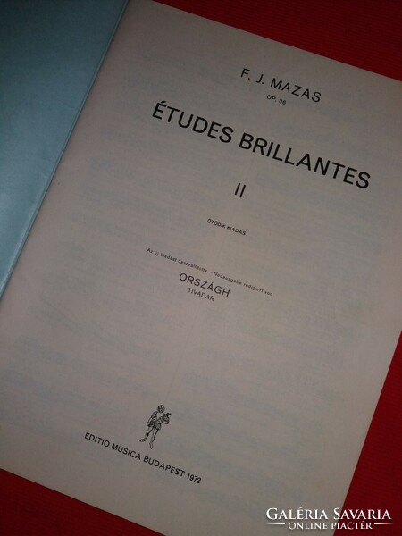 Mazas, jacques-féréol études brillantes ii - op. 36. - Violin (country) book for the last time!