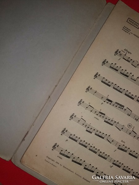 Fritz Kreissler Klassische manuskripten klasszikus kéziratok hegedűre tankönyv UTOLJÁRA HIRDETEM !!