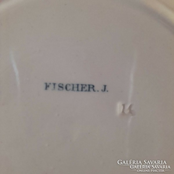 Antik Fischer Ignác 6db tányér