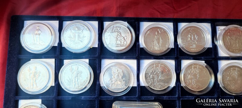 Switzerland 5 frak silver 835, beautiful antique valuable collection of 14 rarities