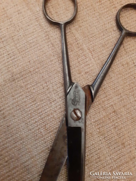 Antique clauss fremont barber scissors