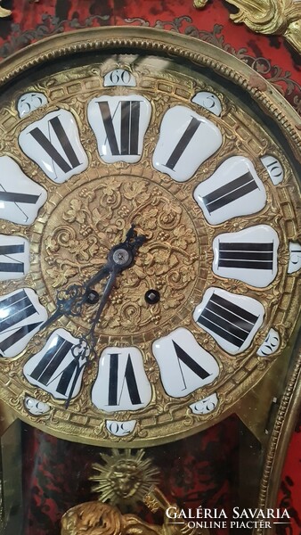 A754 huge boulle mantel clock