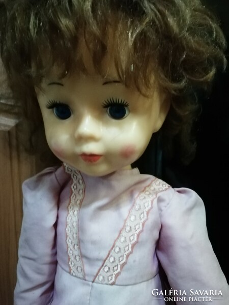 Giant old doll 70 cm long 6.