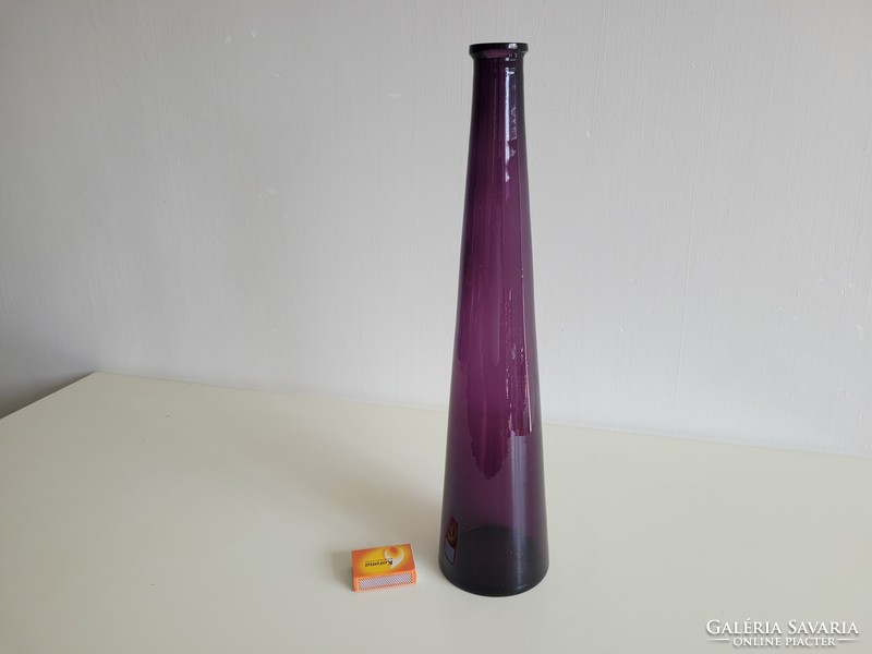 Large size 43.5 cm purple glass vase vase modern glass bottle decoration decorative glass