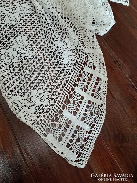 Beautiful large crochet tablecloth tablecloth nostalgia home textile
