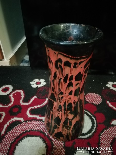 Retro kerámia váza 28 cm magas
