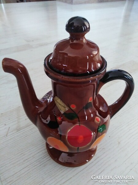 French ceramic - tea pourer / poet - laval
