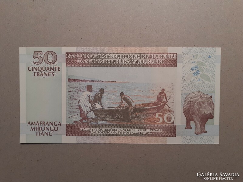 Burundi-50 Francs 2006 UNC