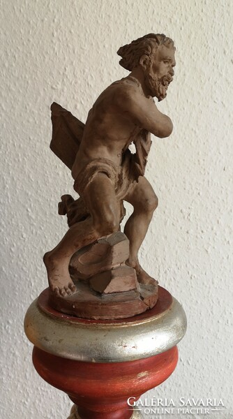 Vulcanus. Antik, terracotta szobor. XVIII-ik század(?).