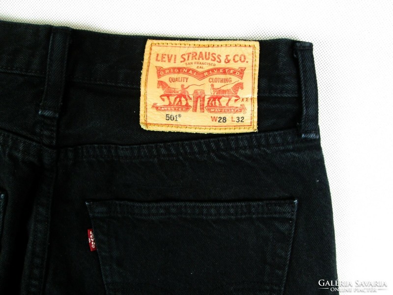 Original Levis 501 (w28 / l32) men's black jeans